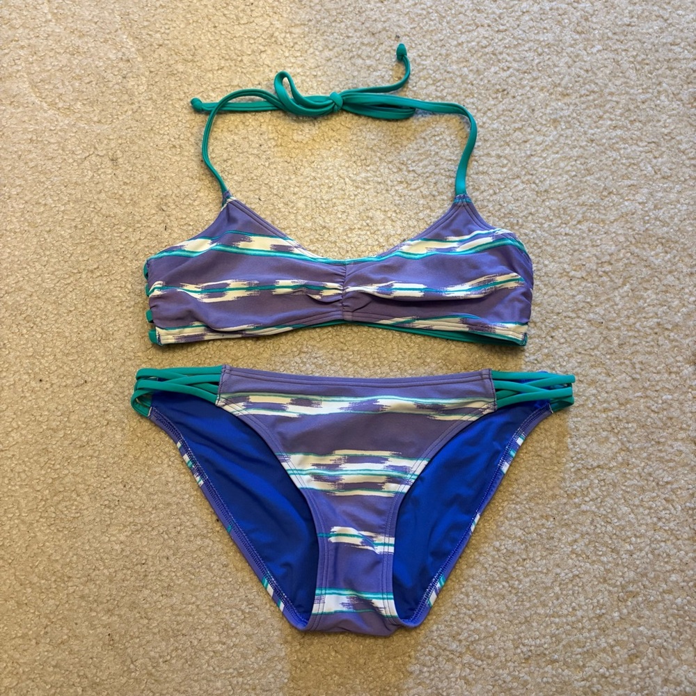 Aerie strappy bikini set size small